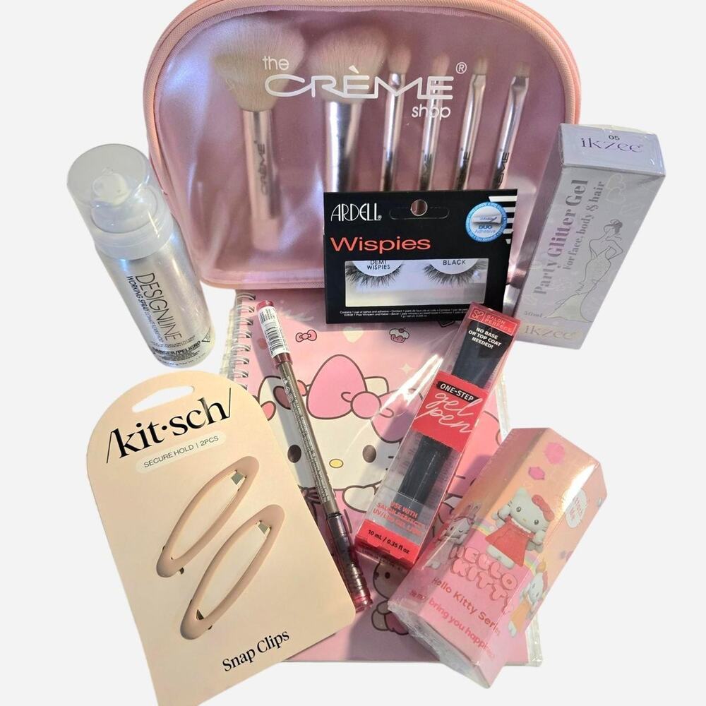 Pink Bundle - Hello Kitty, Kitsch, Creme Shop, Nyx
